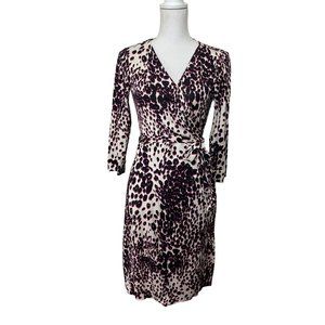 Diane Von Furstenberg DVF Womens Julian Two Jersey Wrap Dress Size 6